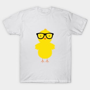 Yellow Hipster Duckling T-Shirt